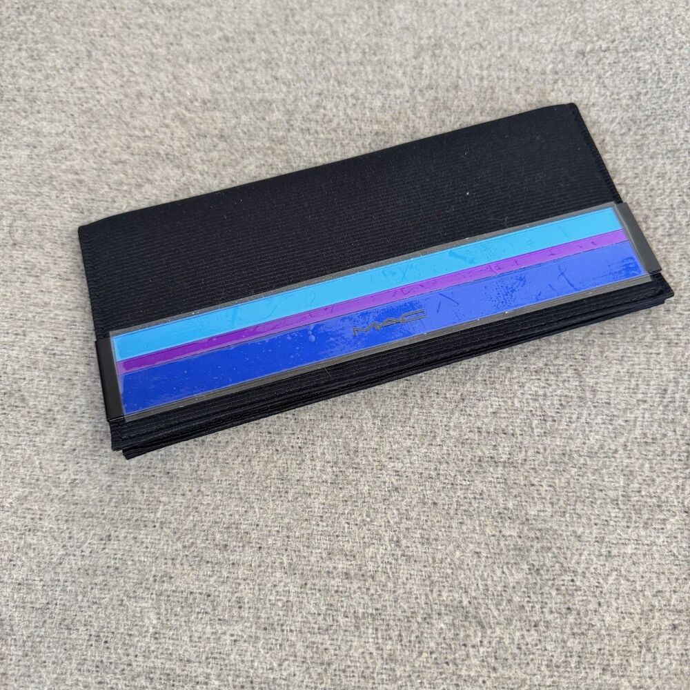 MAC Enchanted Eve Collection 2015 Makeup Brush Bag Black Blue Pouch Only NEW